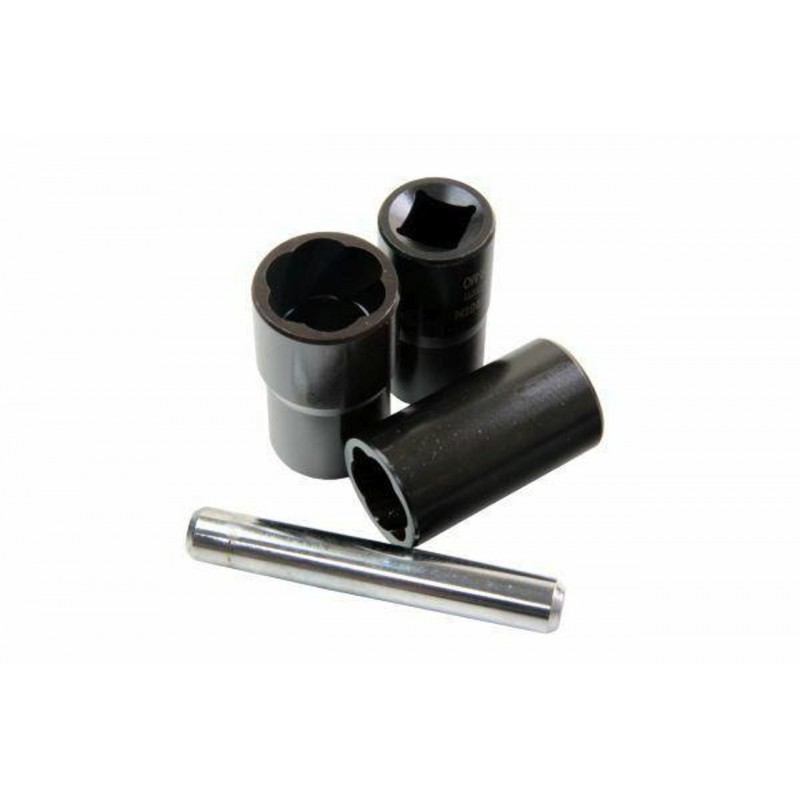 US PRO 5PC 1/2" DR Impact Twist Socket Set Remove Rounded Nuts, Bolts