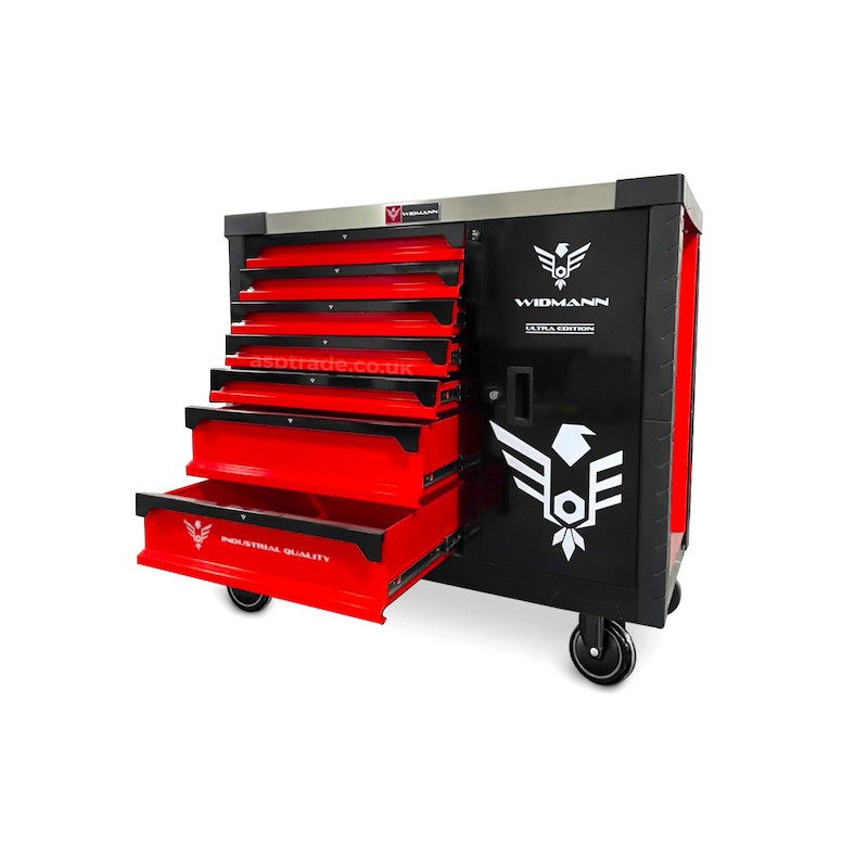 XXL Widmann 7/7 Tool Chest Black Edition 7.0 Cardinal Red ASP TRADE